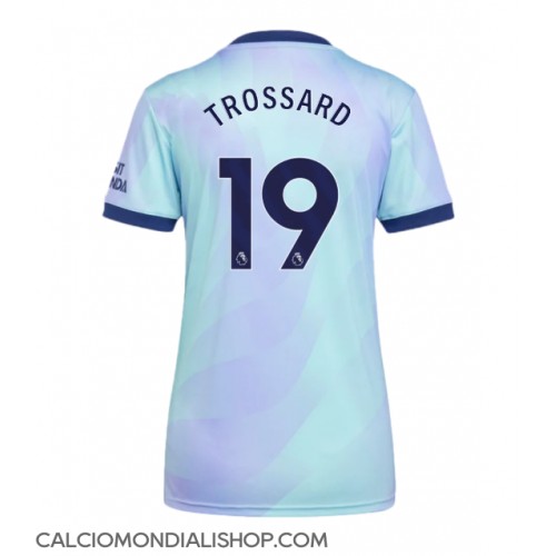 Maglie da calcio Arsenal Leandro Trossard #19 Terza Maglia Femminile 2024-25 Manica Corta